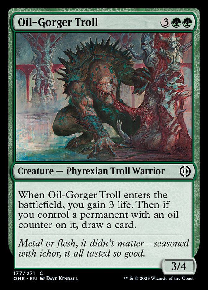 Oil-Gorger Troll from Phyrexia: All Will Be One