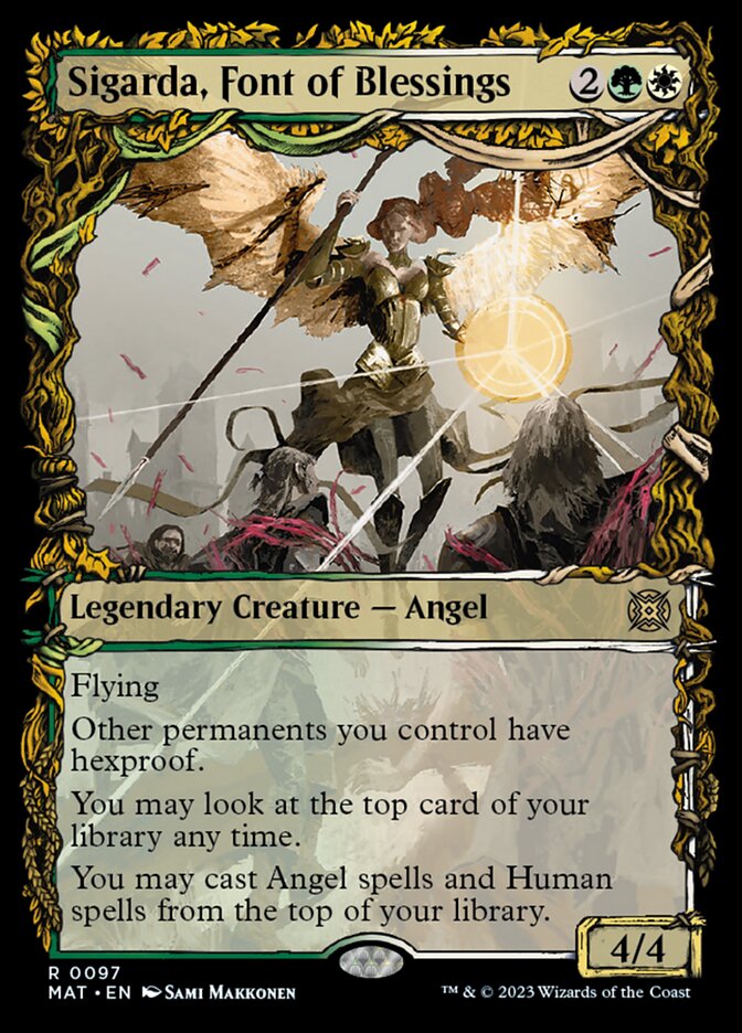 Sigarda Heron's Grace Humans Custom Commander Deck – EDH MTG Thursday Night Magic