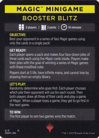 Magic Minigame: Booster Blitz from March of the Machine