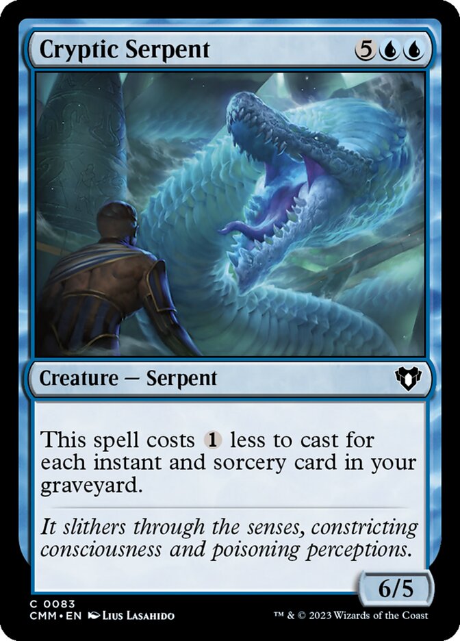 Cryptic Serpent from Commander Masters