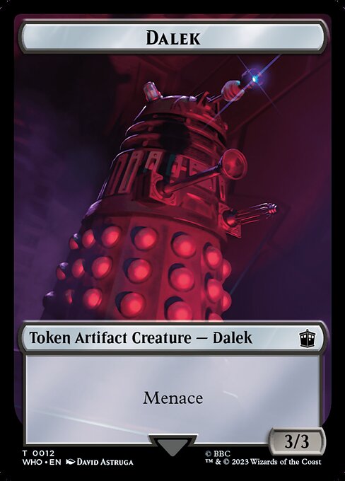 Dalek // Alien Salamander Double-Sided Token