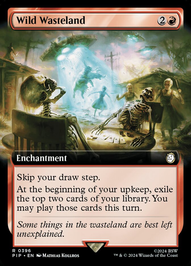 Wild Wasteland (Extended Art) card from Universes Beyond: Fallout