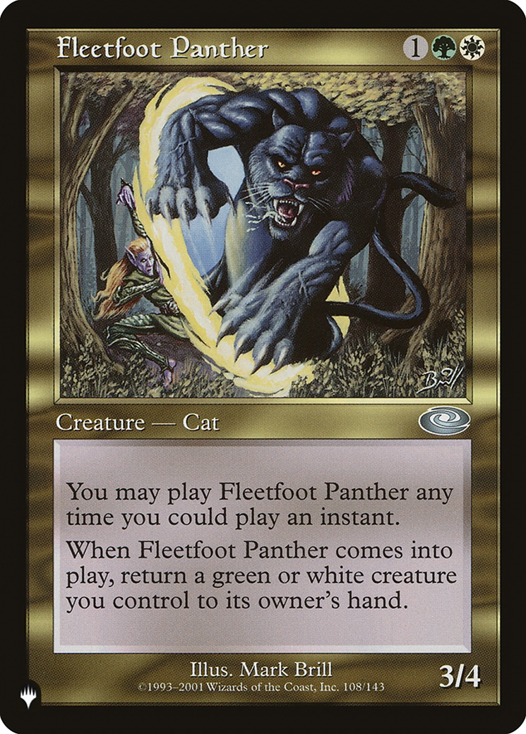 Fleetfoot Panther from The List