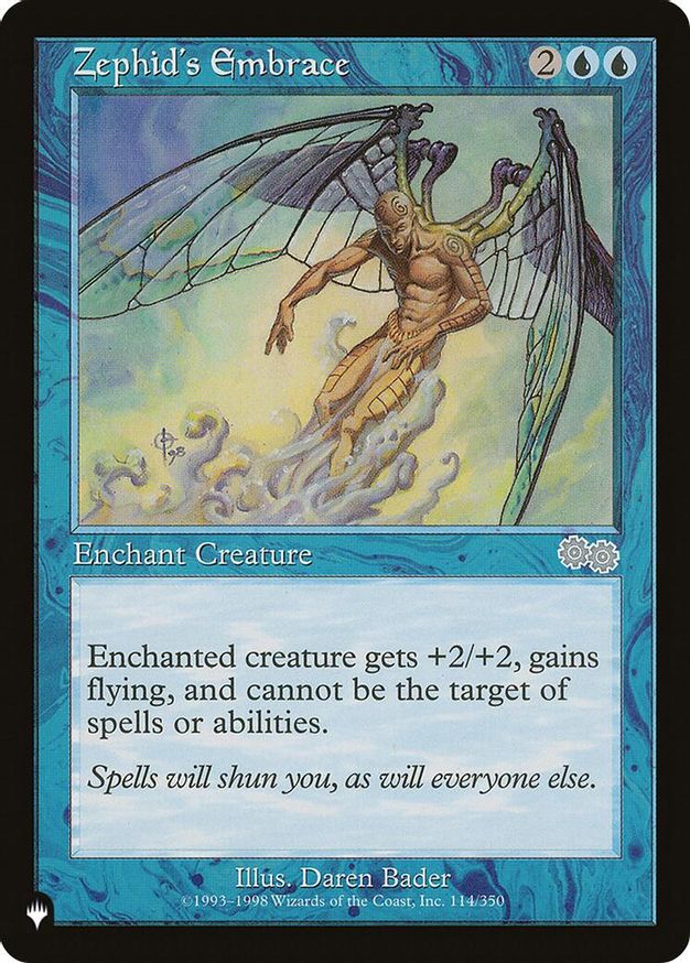 Zephid's Embrace card from The List Reprints