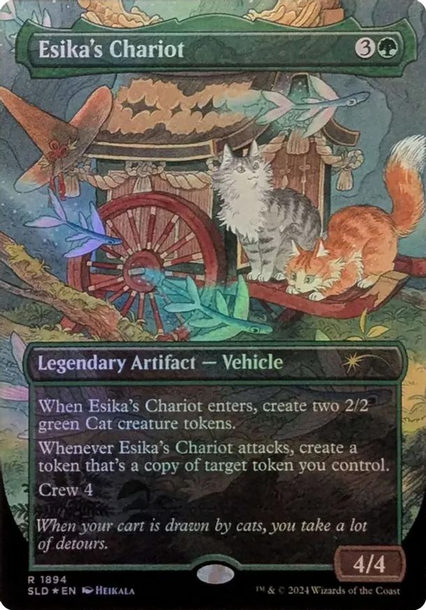 Esika's Chariot (Rainbow Foil) from Secret Lair Drop Series