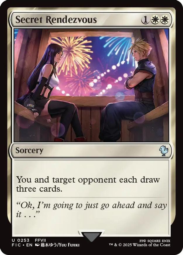 Secret Rendezvous (0253) card from Commander: FINAL FANTASY