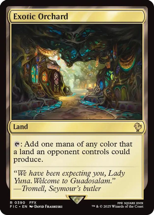 Exotic Orchard card from Commander: FINAL FANTASY