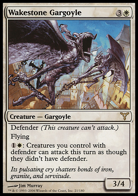 Wakestone Gargoyle card from Dissension