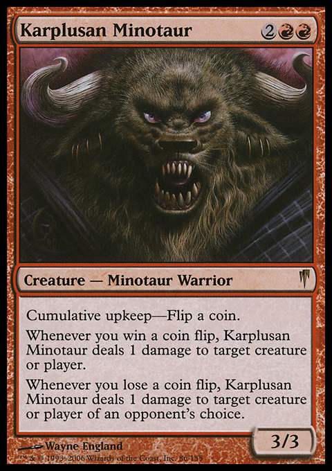 Karplusan Minotaur from Coldsnap