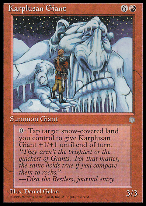 Karplusan Giant from Ice Age