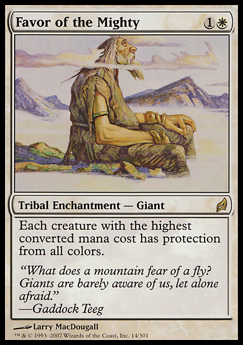 Favor of the Mighty