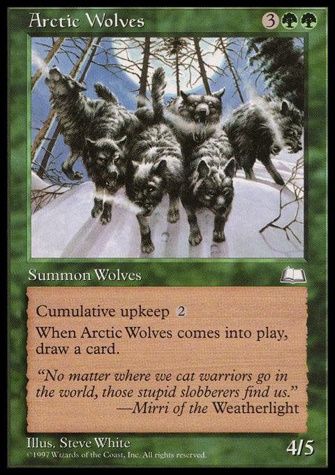 Arctic Wolves from Weatherlight