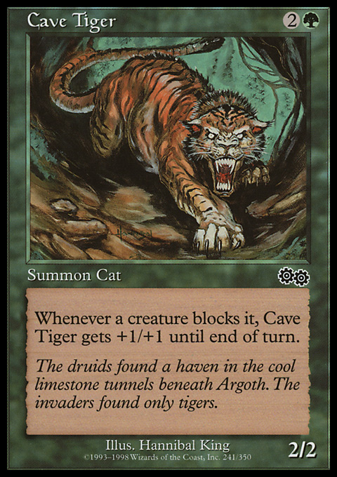 Cave Tiger from Urza's Saga