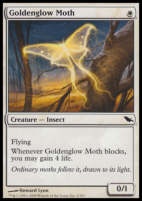 Goldenglow Moth from Shadowmoor