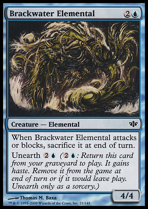 Brackwater Elemental from Conflux