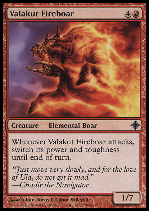 Valakut Fireboar from Rise of the Eldrazi