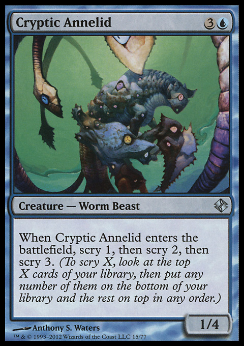 Cryptic Annelid from Duel Decks: Venser vs. Koth