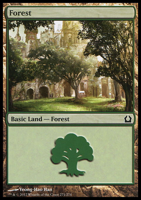 Forest (271) card from Return to Ravnica