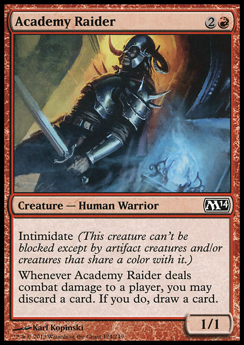 Academy Raider from Magic 2014 Core Set