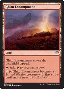 Ghitu Encampment from Duel Decks: Speed vs. Cunning