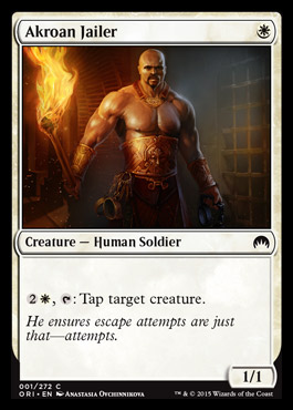 Akroan Jailer from Magic Origins