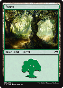 Forest (270) card from Magic Origins