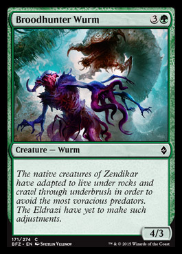 Broodhunter Wurm from Battle for Zendikar