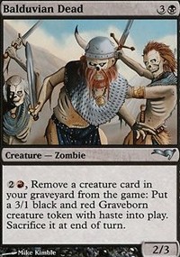 Balduvian Dead from Coldsnap Theme Deck Reprints