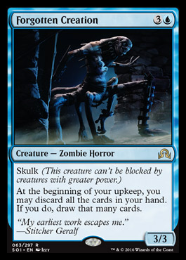 Forgotten Creation from Shadows over Innistrad