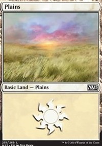 Plains (251) card from Magic 2015 Core Set