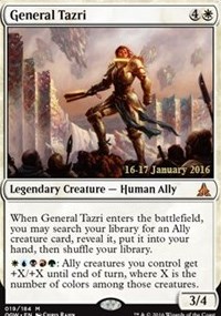 General Tazri from Prerelease Cards